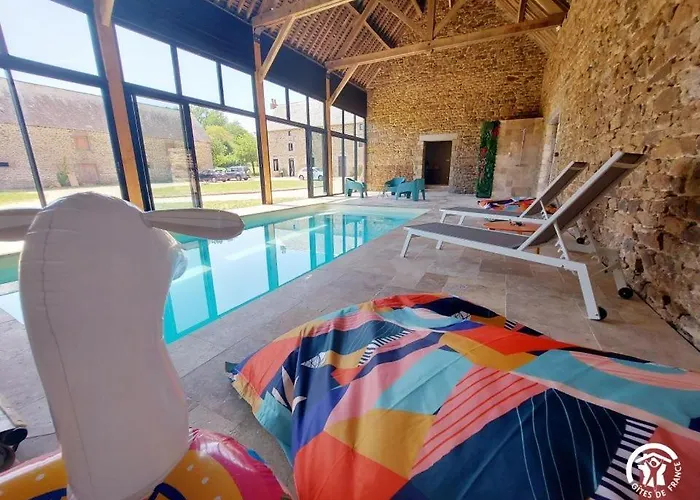 Le Logis Des Vallees, 6/7 Pers Avec Piscine Et Sauna Prázdninový dům *